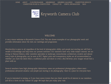 Tablet Screenshot of keyworthcameraclub.org.uk